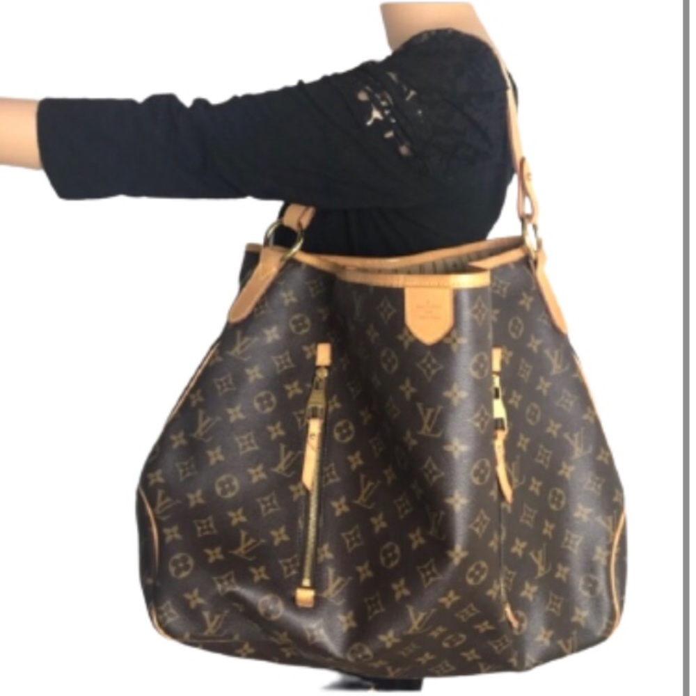 💎 DISCONTINUED 💎 RARE HUGE HOBO Louis Vuitton  DELIGHTFUL GM
